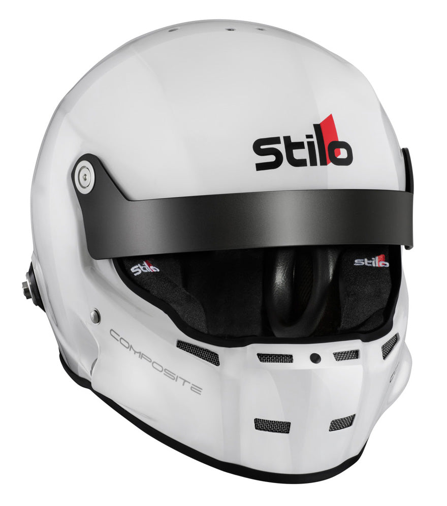 STILO AA0701BG2T600101 ST5R COMPOSITE Rally helmet, intercom, SA2020/FIA, HANS, white/black, size 60 Photo-3