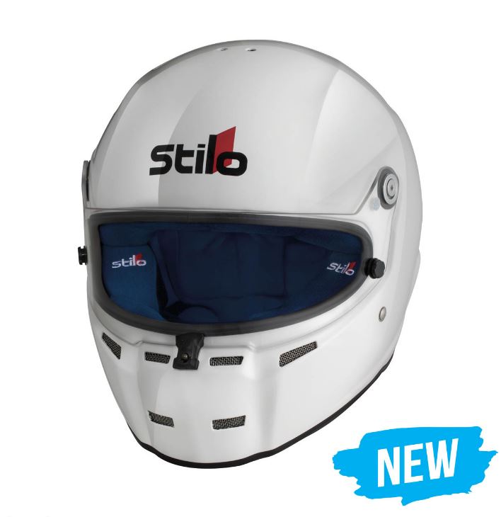 STILO AA0701BG2T570102 ST5R COMPOSITE Rally helmet, intercom, SA2020/FIA, HANS, white/blue, size 57 Photo-0