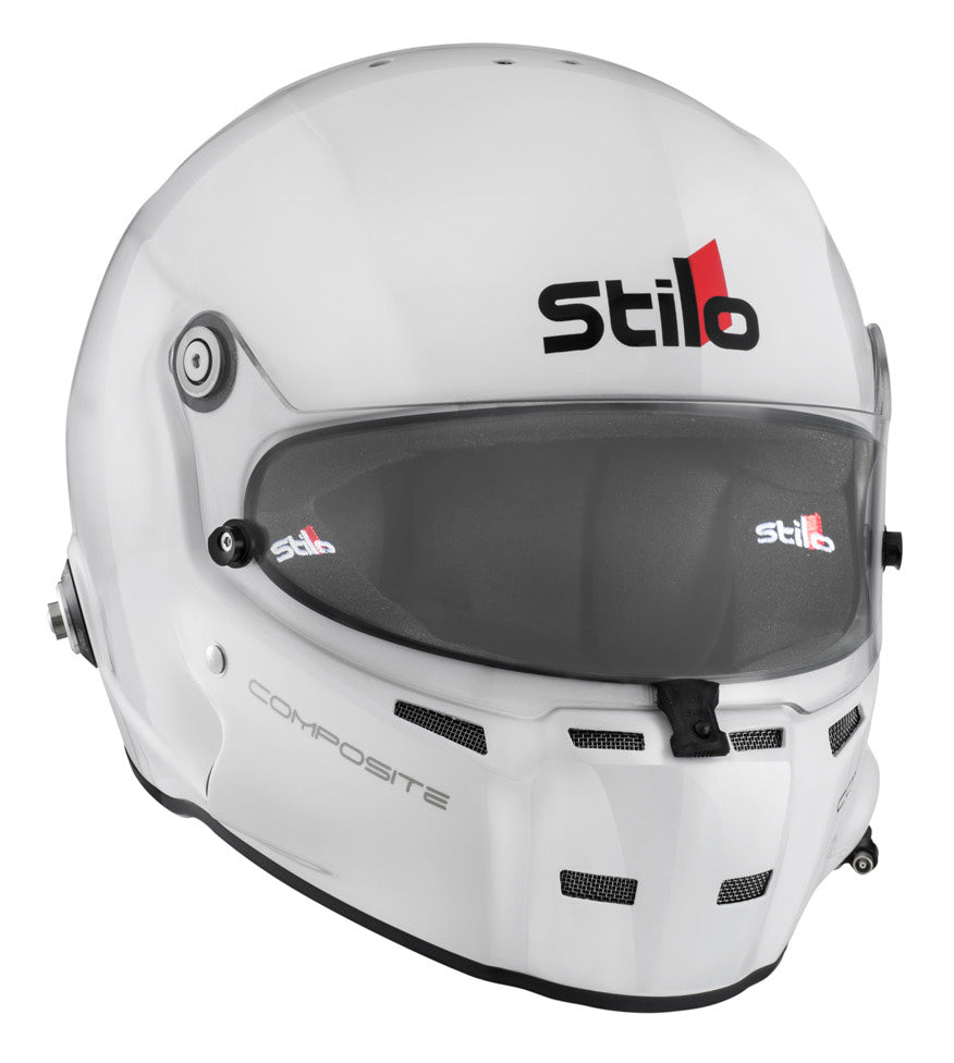 STILO AA0700CG2T630101 Full-face helmet ST5F COMPOSITE Turismo, HANS, SA2020/FIA, white/black, size 63 Photo-1