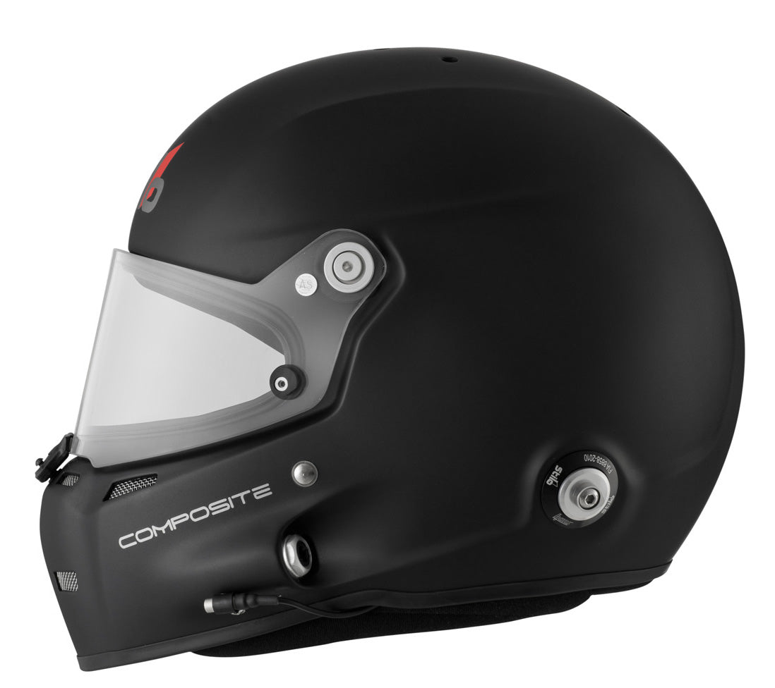 STILO AA0700CG2T550401 Full-face helmet ST5F COMPOSITE Turismo, HANS, SA2020/FIA, matt black, size 55 Photo-3