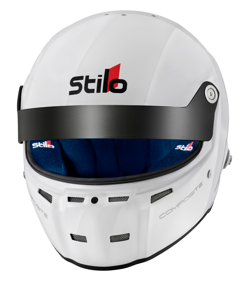 STILO AA0712AG2T590102 ST5GT N COMPOSITE Racing full face helmet, HANS, SA2020/FIA, white/blue, size 59 Photo-0