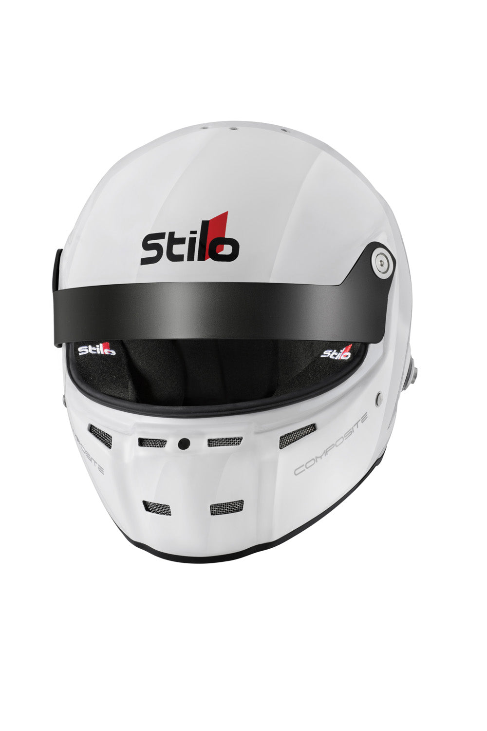STILO AA0712AG2T630101 ST5GT N COMPOSITE Racing full face helmet, HANS, SA2020/FIA, white/black, size 63 Photo-0