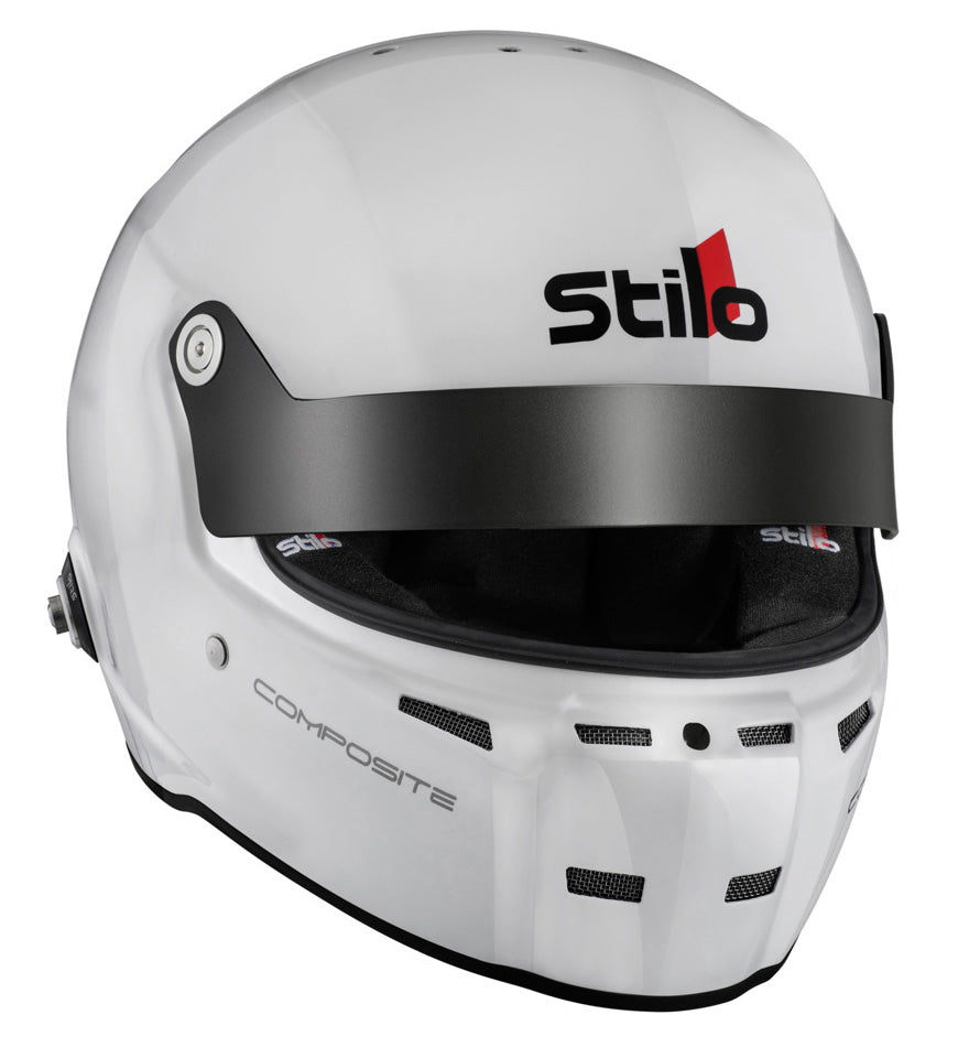 STILO AA0712AG2T540101 ST5GT N COMPOSITE Racing full face helmet, HANS, SA2020/FIA, white/black, size 54 Photo-1