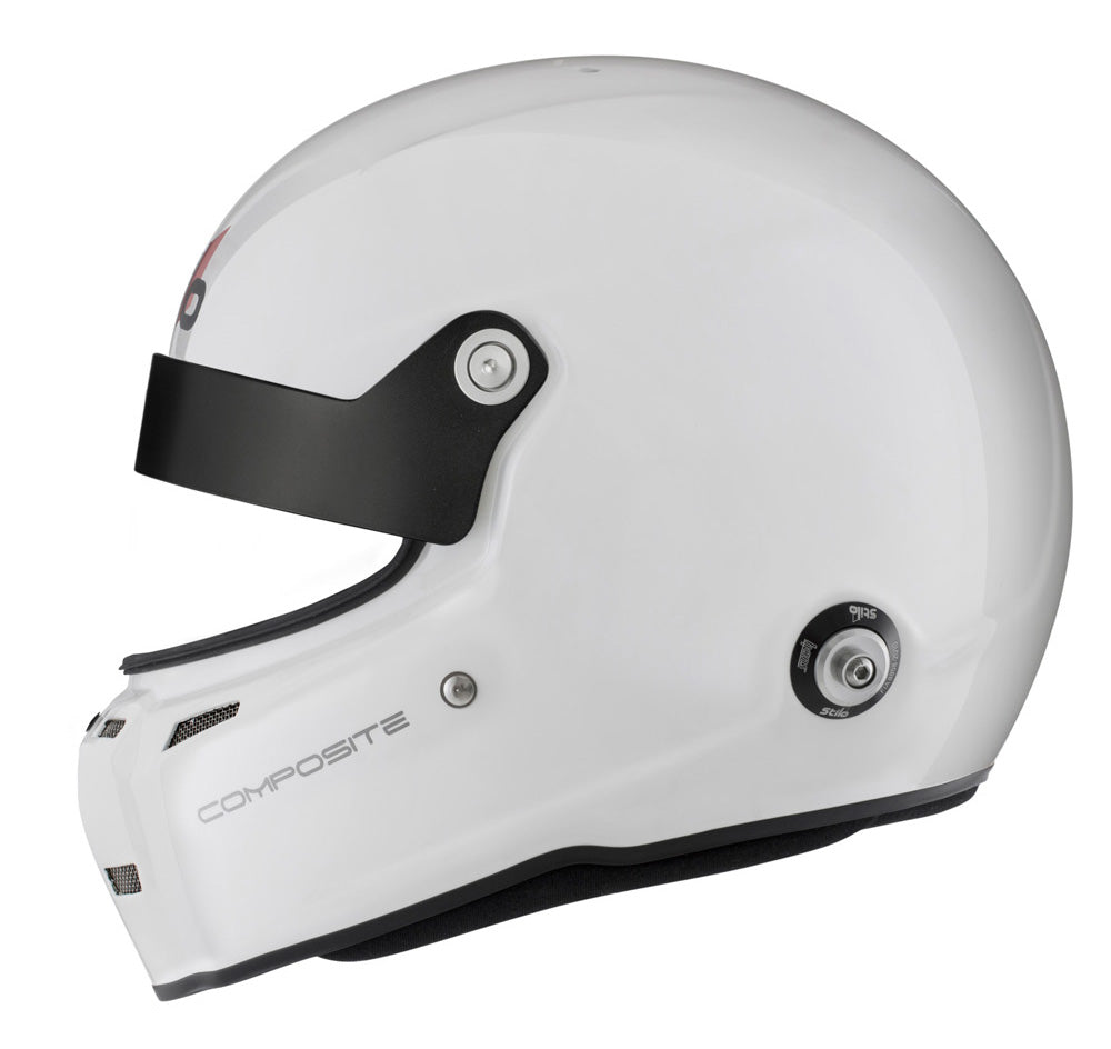 STILO AA0712AG2T540101 ST5GT N COMPOSITE Racing full face helmet, HANS, SA2020/FIA, white/black, size 54 Photo-3