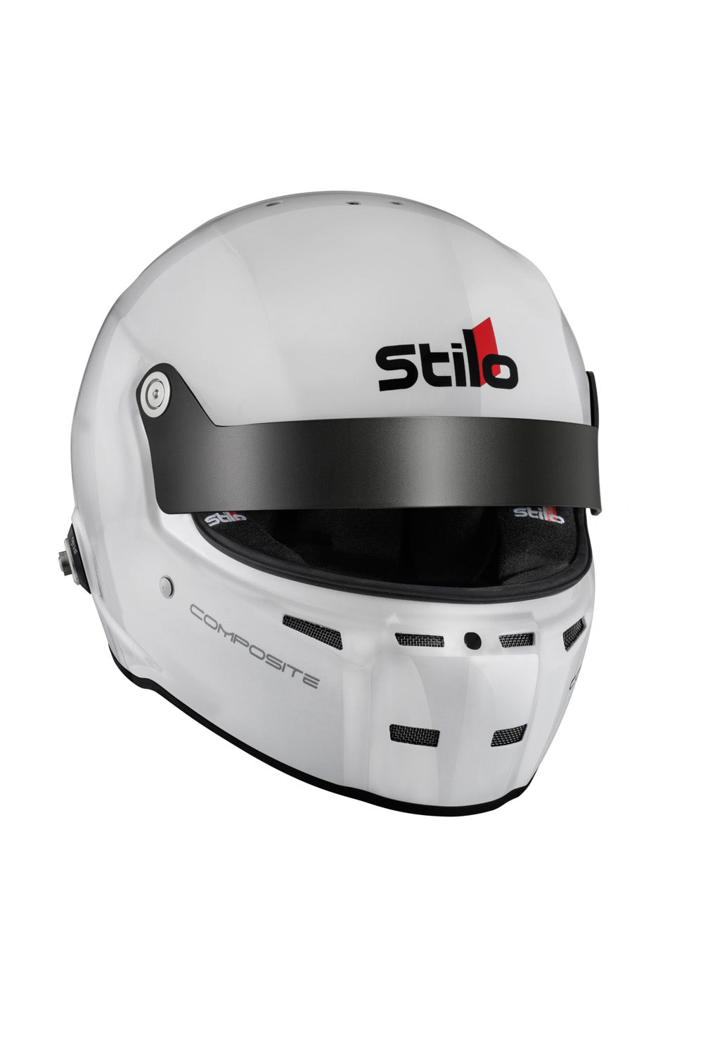 STILO AA0712AG2T600101 ST5GT N COMPOSITE Racing full face helmet, HANS, SA2020/FIA, white/black, size 60 Photo-1