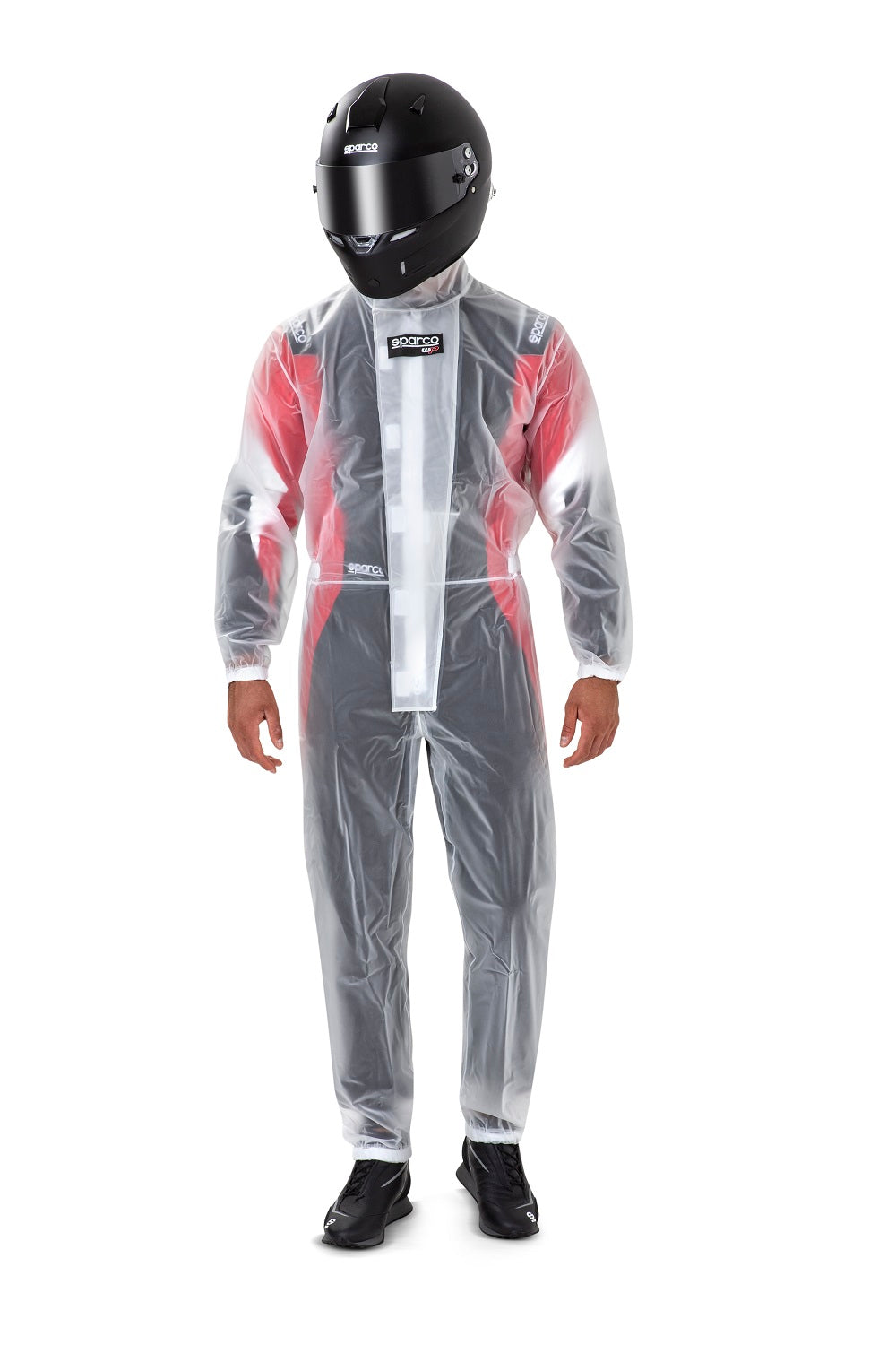 SPARCO 00239T1EM Rain suit T1 EVO, clear, size M Photo-0