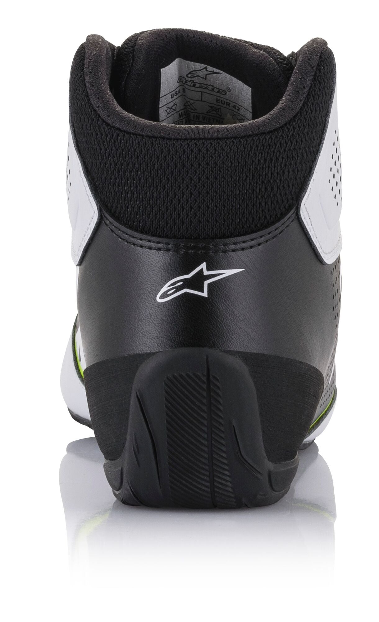 ALPINESTARS 2711521_215_7,5 Karting shoes TECH-1 K START V2, white/black/yellow fluo, Size 40 Photo-4