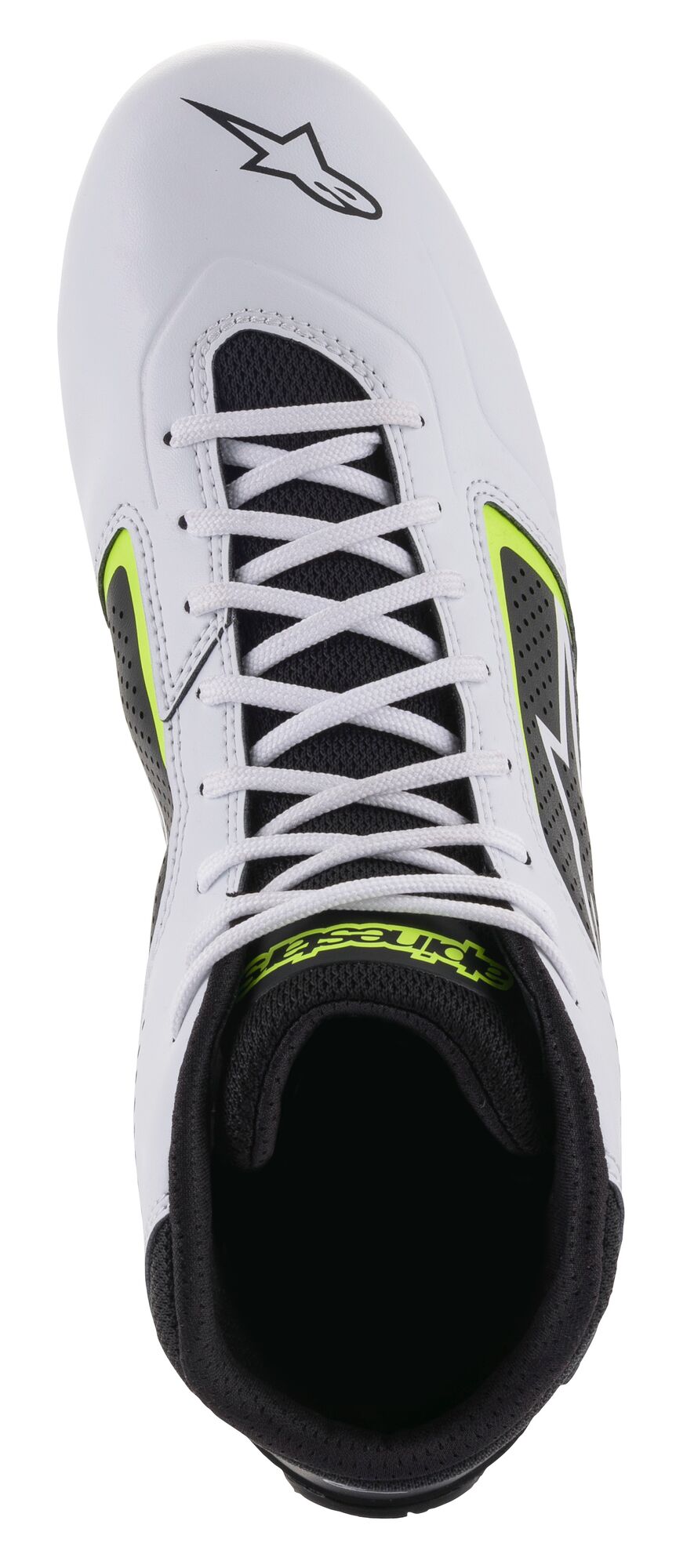 ALPINESTARS 2711521_215_10,5 Karting shoes TECH-1 K START V2, white/black/yellow fluo, Size 43,5 Photo-5