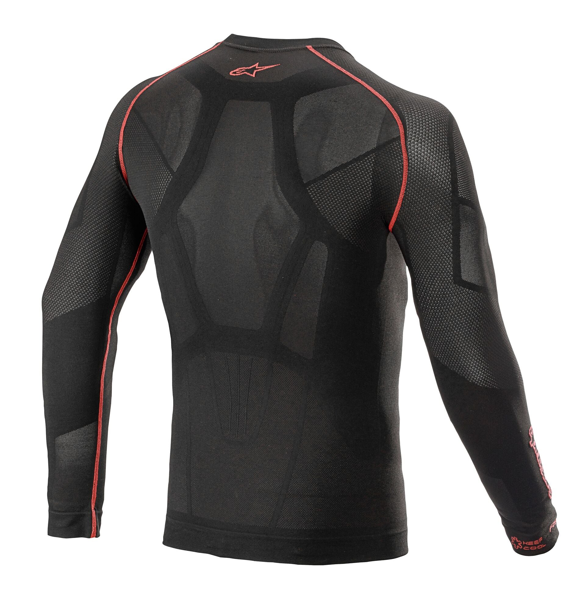 ALPINESTARS 4752521_13_M/L RIDE TECH V2 TOP Long sleeve SUMMER, black/red, Size M/L Photo-1