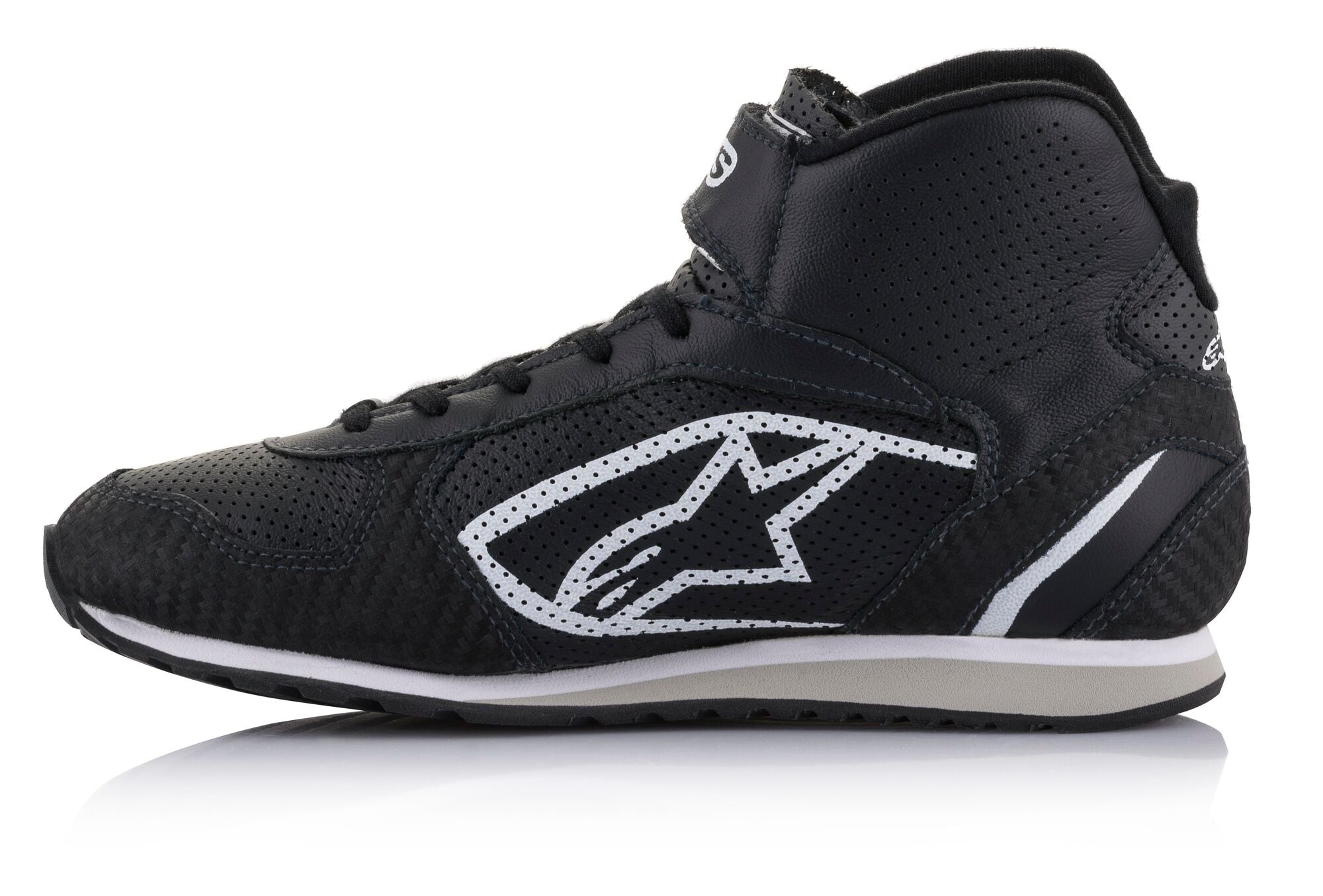 ALPINESTARS 2719021_12_10,5 Mechanic's shoes RADAR, FIA 8856-2018, black/white, Size 43,5 Photo-2