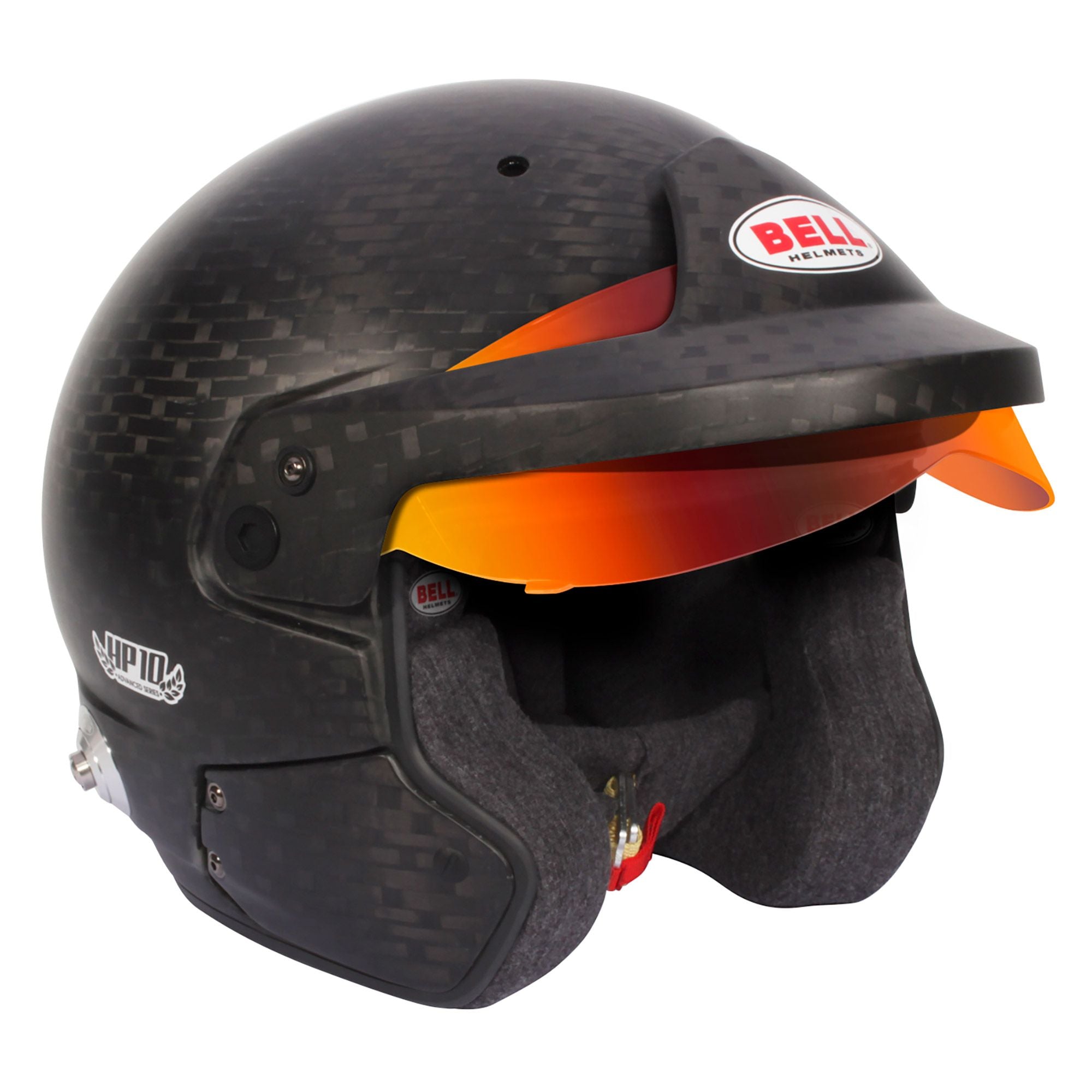 BELL 1144008 HP10 Racing helmet open-face, HANS, FIA8860-2018, carbon, size 61 (7 5/8) Photo-3