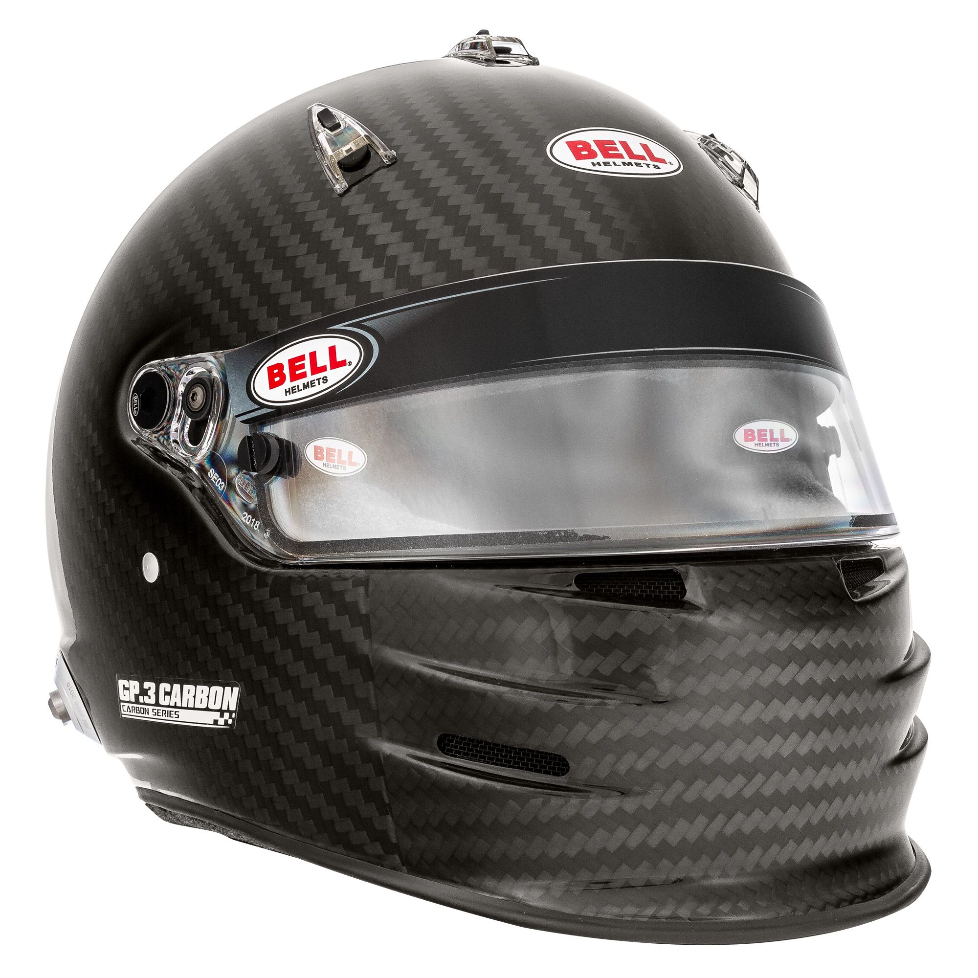 BELL 1206A07 Racing helmet full face GP3 CARBON, HANS, FIA, size 61 (7 5/8) Photo-2