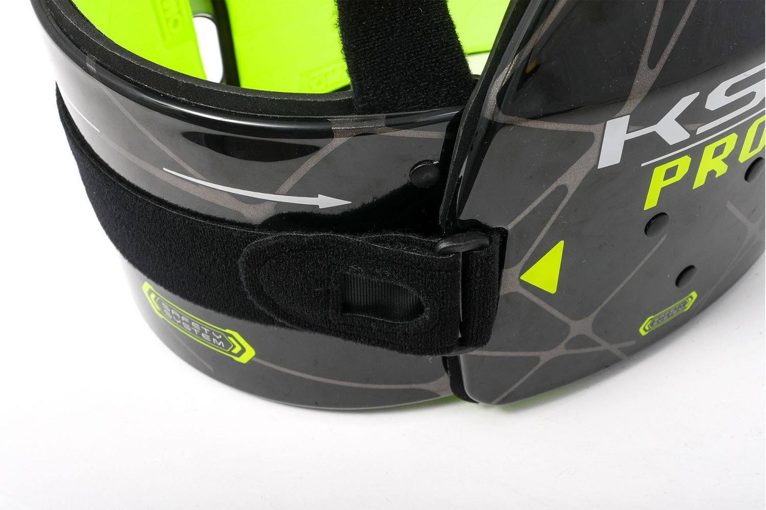 OMP KK0-0049-B01-178-MW (KK049178MW) KS-1 PRO Karting Body Protection, FIA 8870-2018, black/yellow, size M (wide) Photo-1