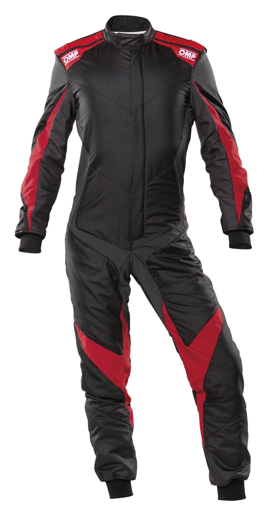 OMP IA0-1861-A01-073-50 (IA0186107350) Racing suit ONE EVO X, FIA 8856-2018, black/red, size 50 Photo-0