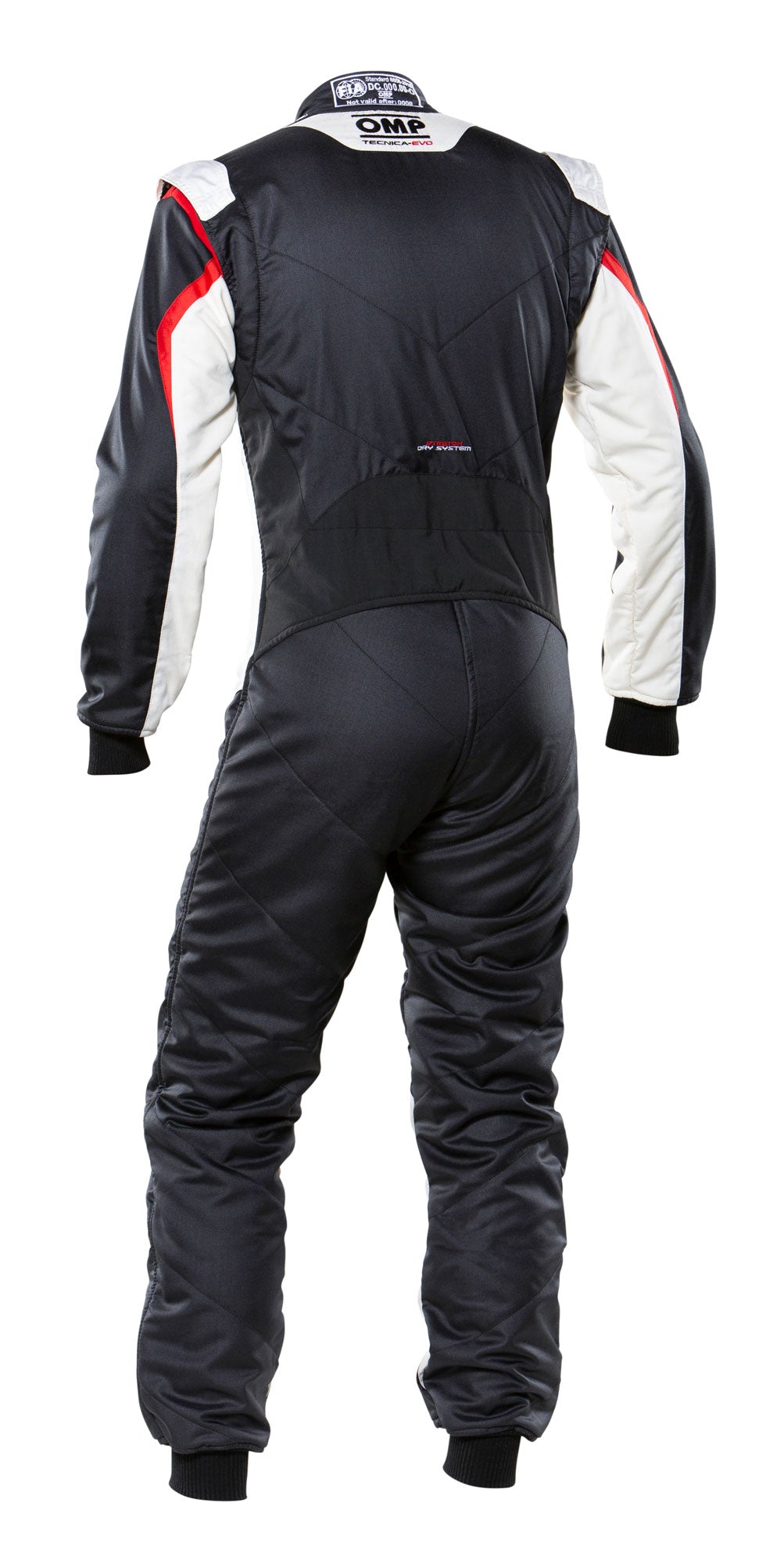 OMP IA0-1859-B01-076-46 (IA01859E07646) Racing suit TECNICA EVO MY2021, FIA 8856-2018, black/white, size 46 Photo-1