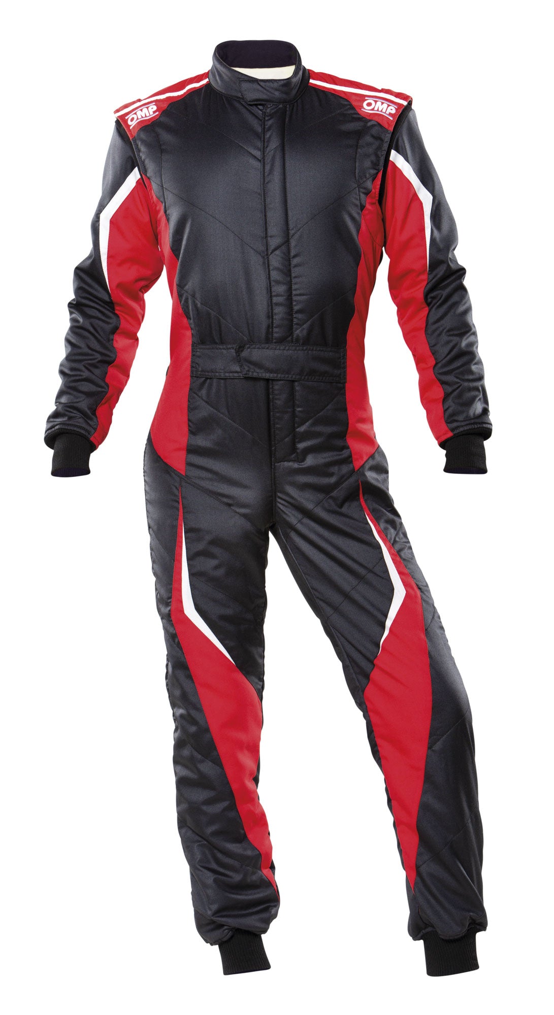 OMP IA0-1859-B01-073-48 (IA01859E07348) Racing suit TECNICA EVO MY2021, FIA 8856-2018, black/red, size 48 Photo-0