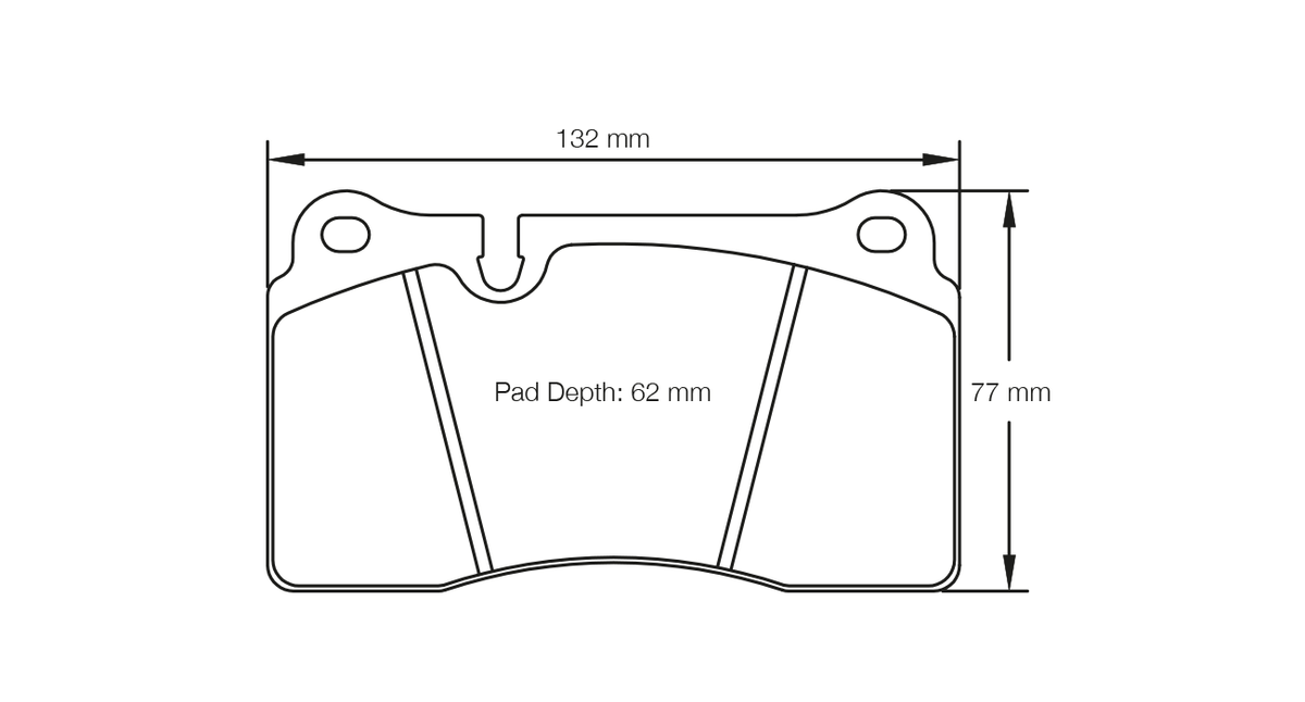 PAGID 4906-RSC2 Rear Brake Pads for CHEVROLET CORVETTE / FERRARI F430 Photo-0