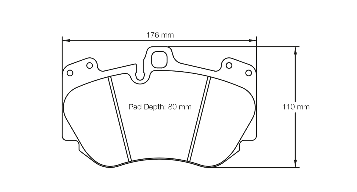 PAGID 4907-RSC2 Front Brake Pads for LAMBORGHINI Huracan / AUDI R8 5.2 FSI quattro (2nd generation) Photo-0
