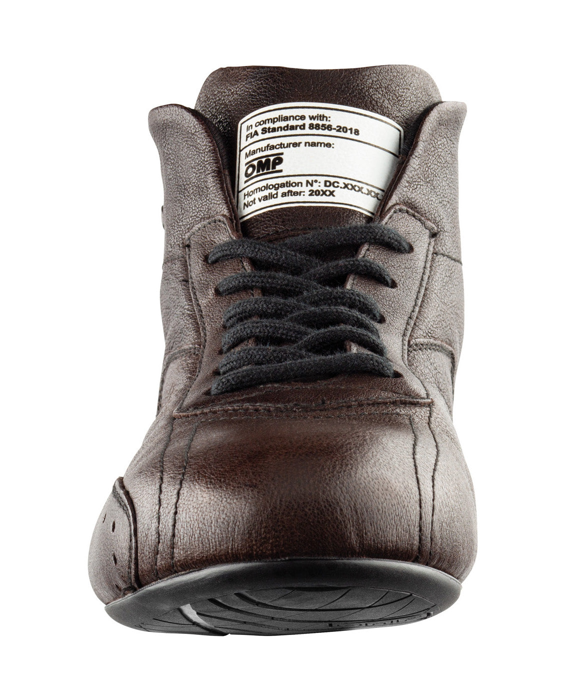 OMP IC0-0784-B01-014-40 (IC/784E01440) CARRERA LOW my2021 Racing shoes, FIA 8856-2018, dark brown, size 40 Photo-2