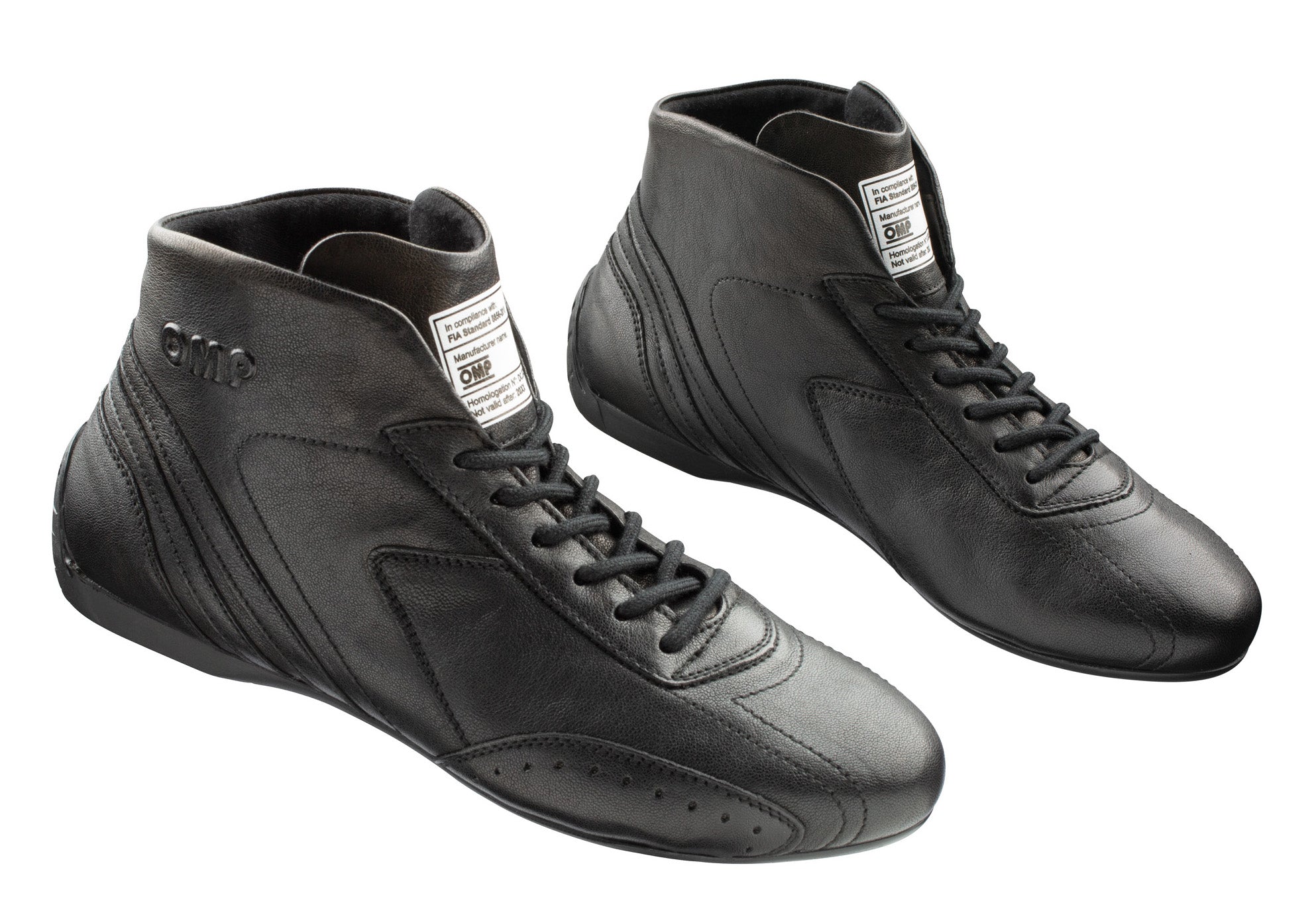 OMP IC0-0784-B01-079-37 (IC/784E07937) CARRERA LOW my2021 Racing shoes, FIA 8856-2018, black, size 37 Photo-0