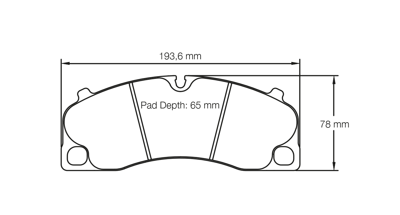 PAGID 4908-RSL1 Front brake pads RSL1 for PORSCHE 718 Cayman GTS 4.0 982C (PCCB brakes) / 991.2 3.0 Carrera GTS (iron brakes) Photo-0 