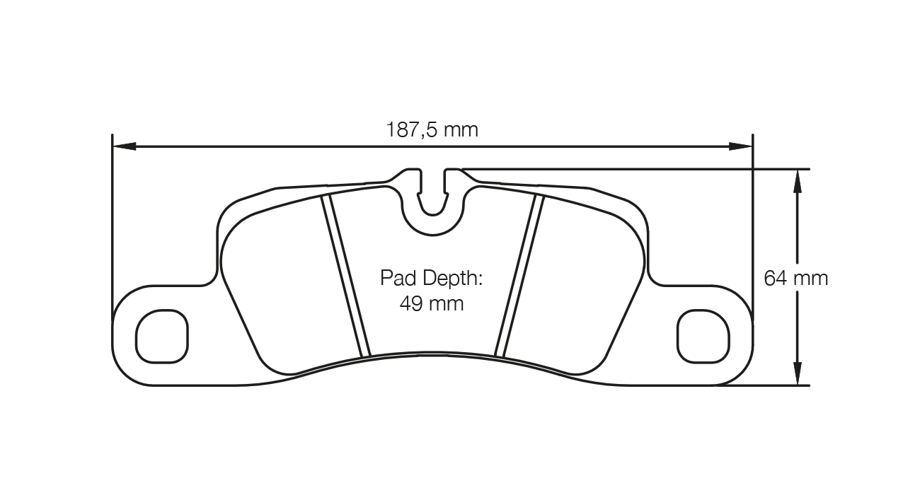 PAGID 4918-RSL29 Rear Brake Pads RSL29 for PORSCHE 718 Cayman GTS 4.0 (982) / PORSCHE 911 Carrera (991.2) Photo-0