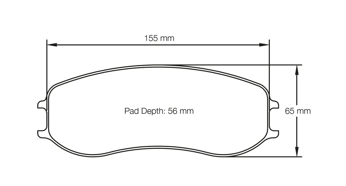 PAGID 4928-RSL2 Front Brake Pads for PORSCHE 991 GT3 Cup MR / Cayman GT4 MR (PFC brakes 28/26 mm) Photo-0