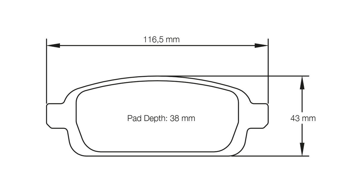 PAGID 4939-RS44 Rear Brake Pads for OPEL Astra J OPC Photo-0