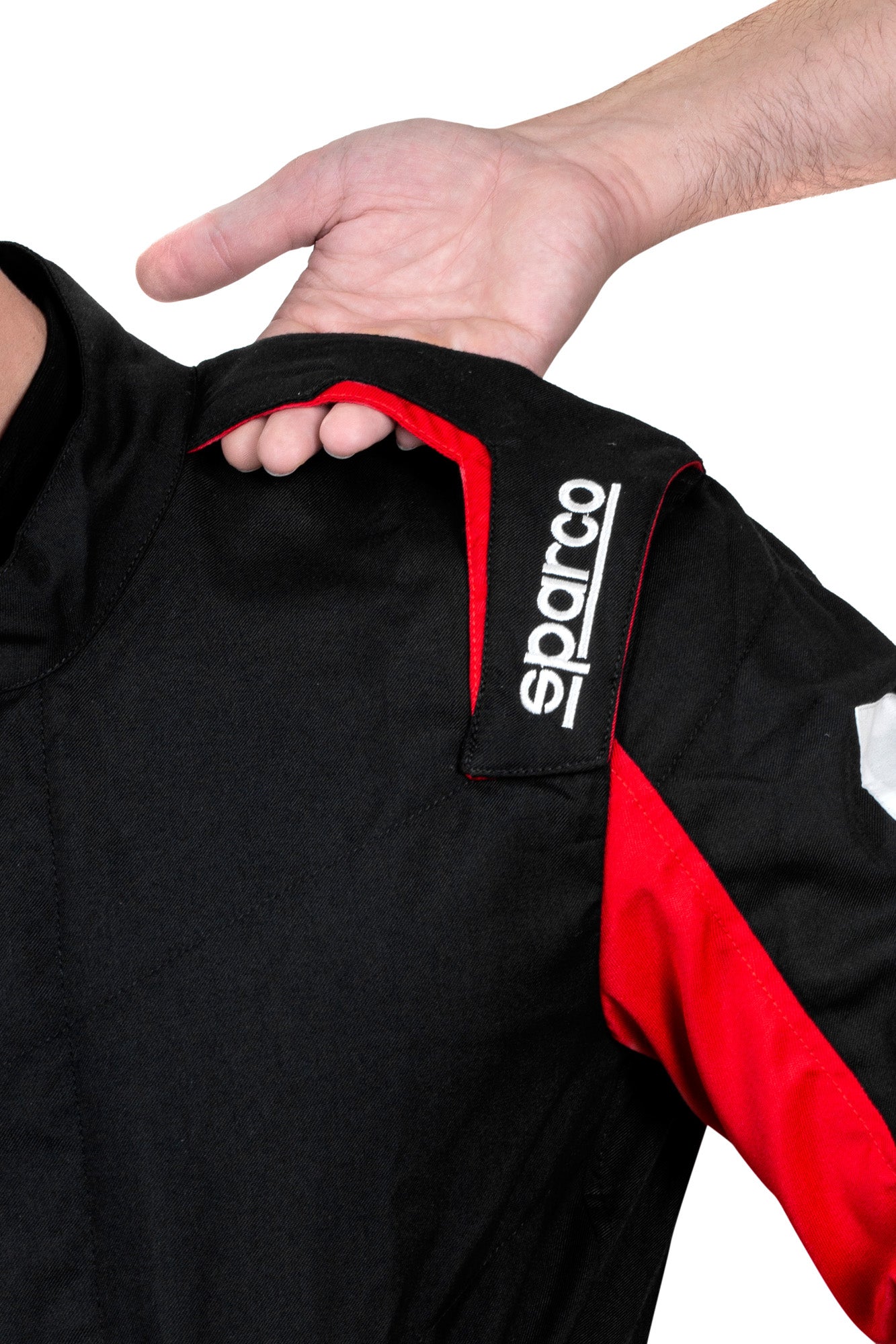 SPARCO 001059NRRS5XXL ONE Racing suit, SFI 3.2A/1, black/red, size XXL Photo-6