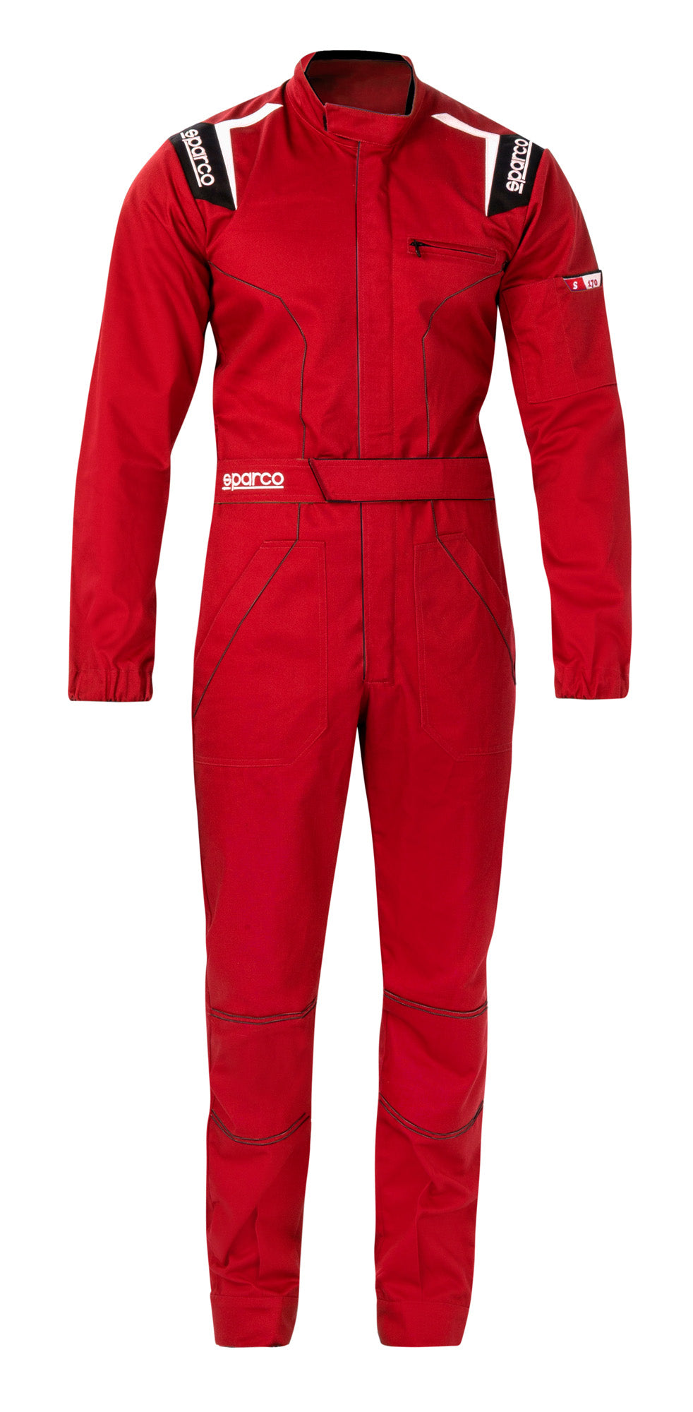 SPARCO 002020RS5XXL Mechanic suit MS-4, red, size XXL Photo-0