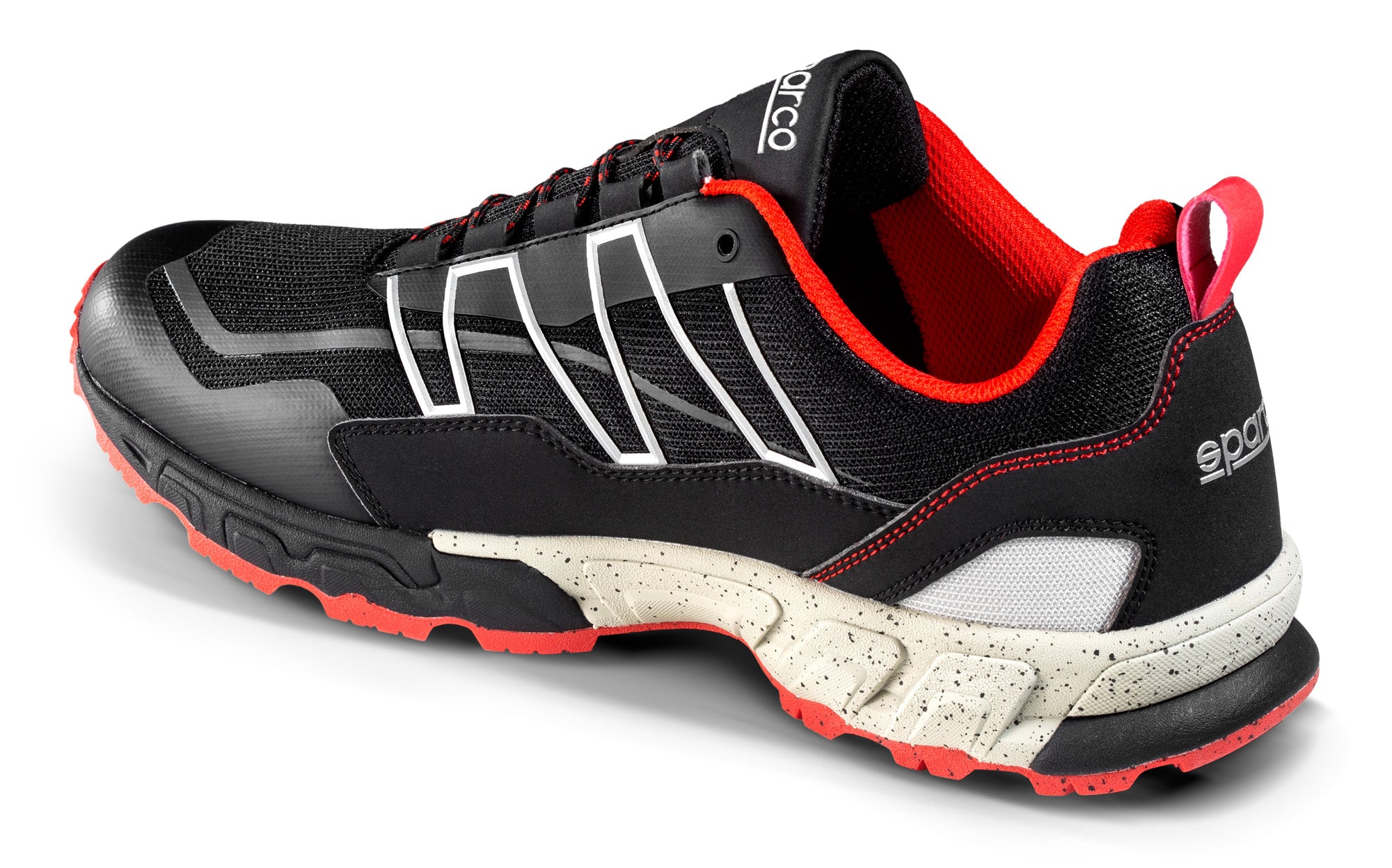 SPARCO 00128945NRRS TORQUE Mechanic shoes, black/red, size 45 Photo-1