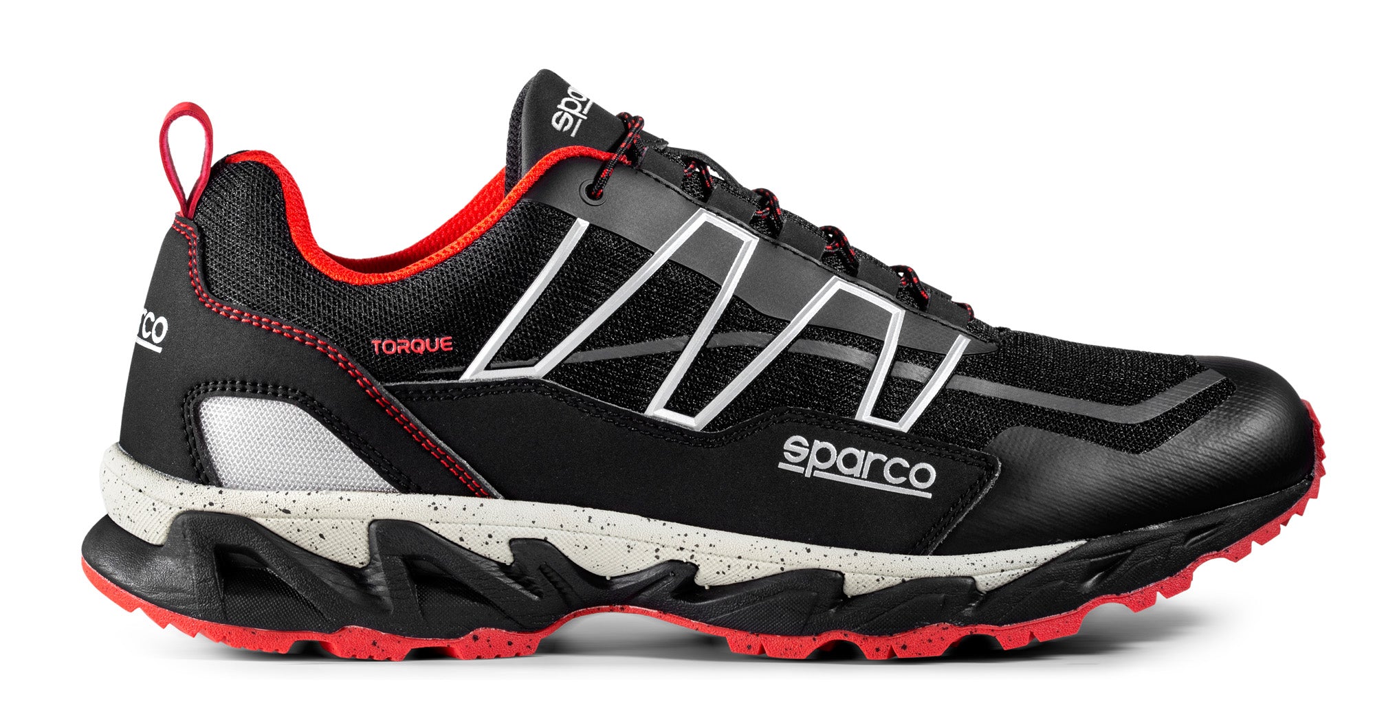 SPARCO 00128938NRRS TORQUE Mechanic shoes, black/red, size 38 Photo-0