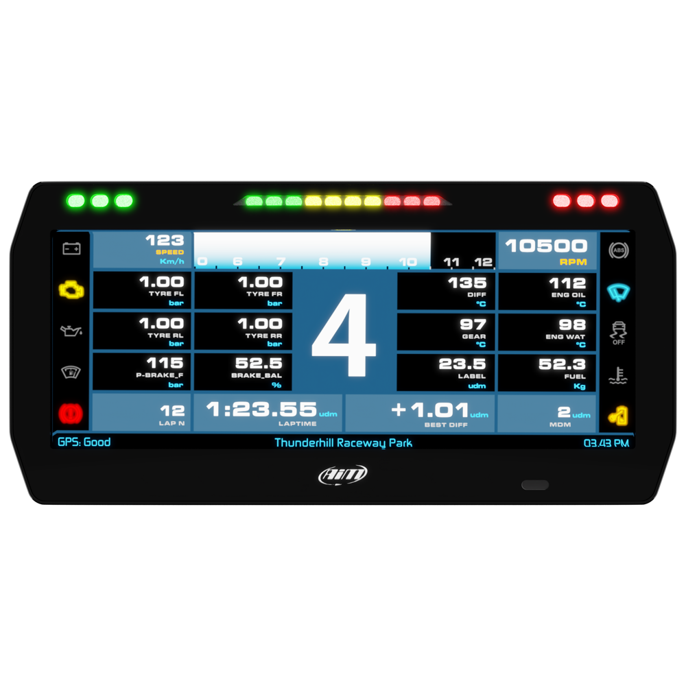 AIM XC1D10000NI DASH 10" No Icons Photo-0