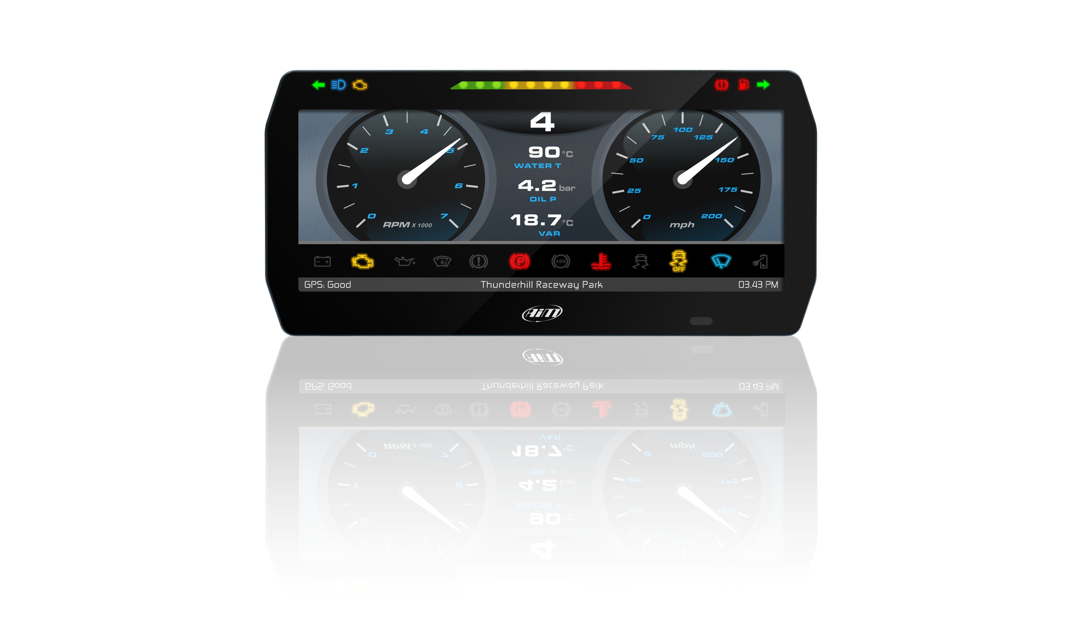 AIM XC1PDM08D10R400C2 PDM08 D 10" Icons GPS ROOF 400 Photo-1