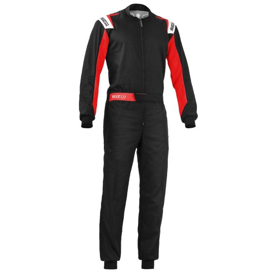 SPARCO 002343NRRS130 ROOKIE 2020 Kart suit, NOT HOMOLOGATED, kids, black/red, size 130 Photo-0