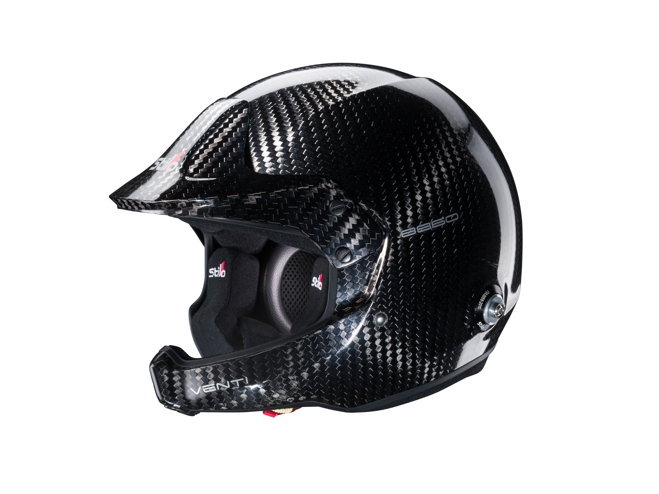 STILO AA0220BG1R55 Venti WRC DES Rally, intercom, HANS, FIA 8860-2018, carbon, size 55 Photo-3