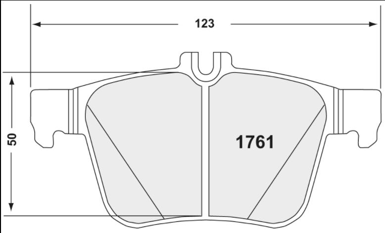 PFC 1761.10 Rear Brake Pads for VW Golf GTI / Golf R (Mk7) / SKODA Octavia RS 2012-2025 (Z-Rated Compound) Photo-0