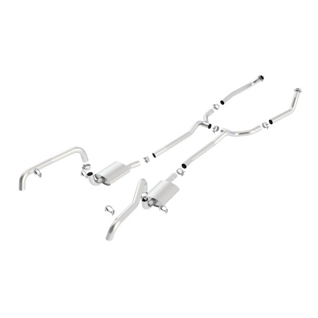 BORLA 100414 Cat Back Exhaust System CAMARO 67- 69 MAN-BACK Photo-0