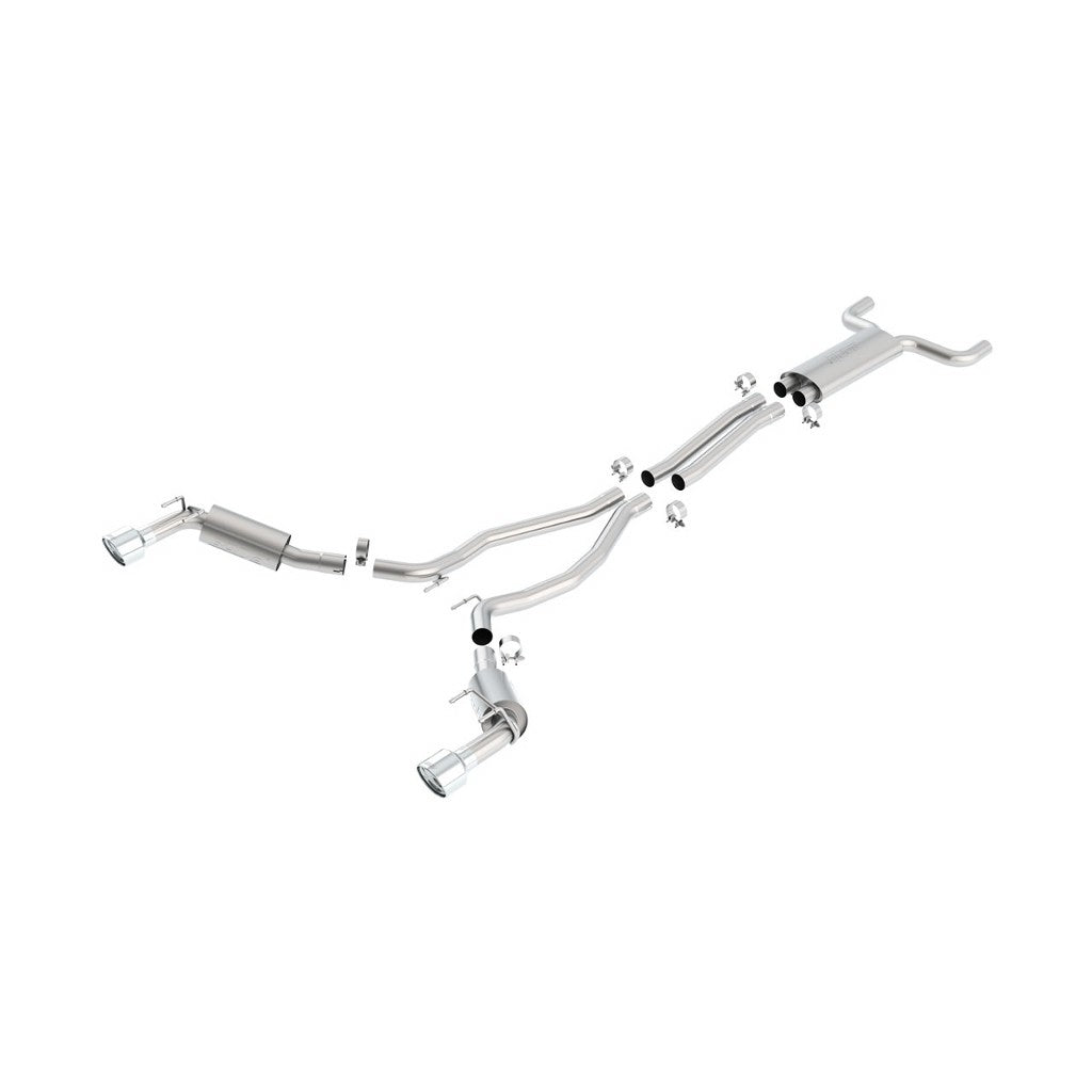 BORLA 1014031 Cat Back Exhaust System CAMARO 10- 12 6.2L V8 EC APP Photo-0