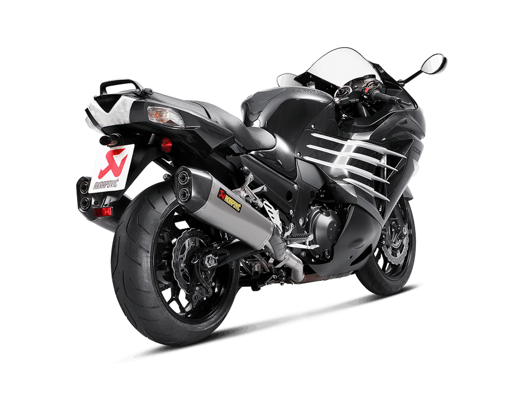 AKRAPOVIC S-K14SO6-HZAAT Slip-On Line (Titanium) Kawasaki ZZR 1400, ZX14R 2016-16 Photo-2