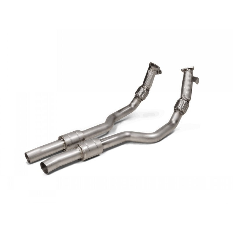 AKRAPOVIC L-AU/SS/8/1 Link Pipe Set (SS) for AUDI RS6 Avant / RS7 Sportback Performance (C8) - OPF/GPF 2023+ Photo-0