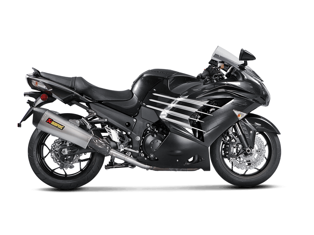 AKRAPOVIC S-K14SO6-HZAAT Slip-On Line (Titanium) Kawasaki ZZR 1400, ZX14R 2016-16 Photo-1