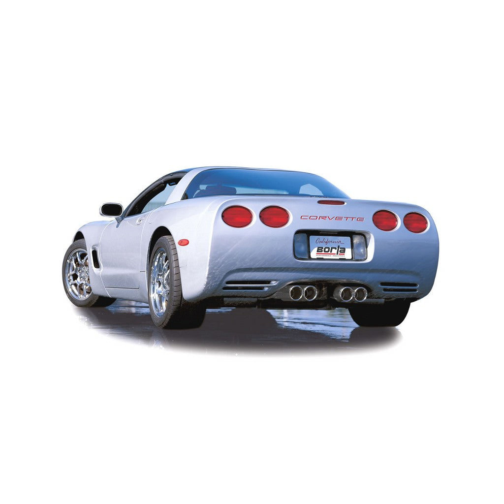 BORLA 140038 Cat Back Exhaust System C5 CORVETTE / C5 CORVETTE Z06 1997-2004 S-Type Classic Photo-1