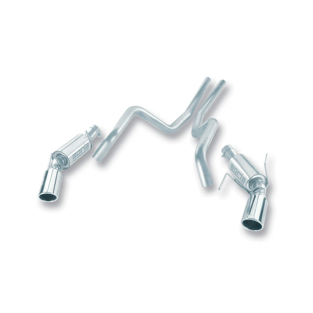 BORLA 140135 Cat Back Exhaust System MUST GT 05 4.6L V8 AT / MT RWD Photo-0