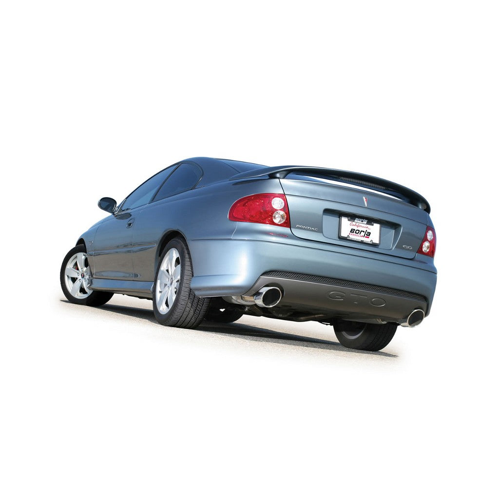 BORLA 140165 Cat Back Exhaust System GTO 05 6.0L V8 AT / MT RWD 2DR Photo-1