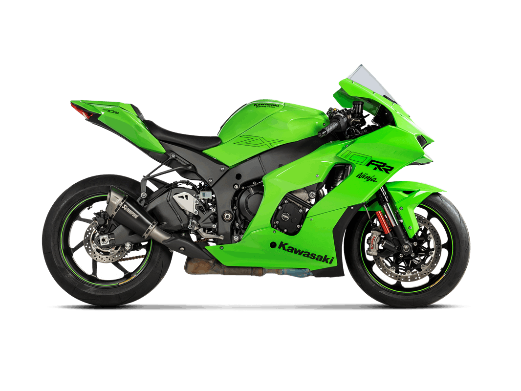AKRAPOVIC S-K10SO28-ASZTBL Slip-On Line (Titanium) for KAWASAKI NINJA ZX-10RR 2021 Photo-1