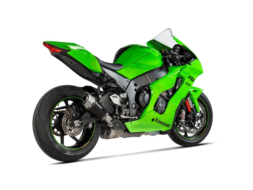 AKRAPOVIC S-K10SO28-ASZTBL Slip-On Line (Titanium) for KAWASAKI NINJA ZX-10RR 2021 Photo-2