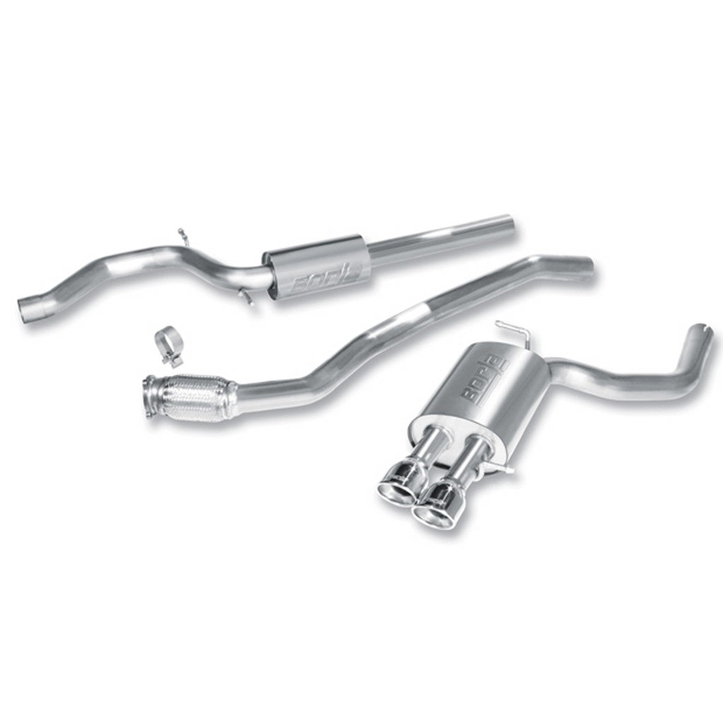 BORLA 140315 Cat Back Exhaust System A4 09 2.0l TURBO AT / MT Photo-0