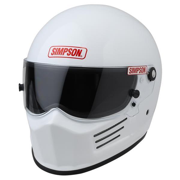 SIMPSON 7210031 SUPER BANDIT Full face helmet, Snell SA2020, white, size L Photo-1