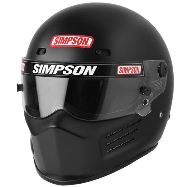 SIMPSON 7210038 SUPER BANDIT Full face helmet, Snell SA2020, matt black, size L Photo-0